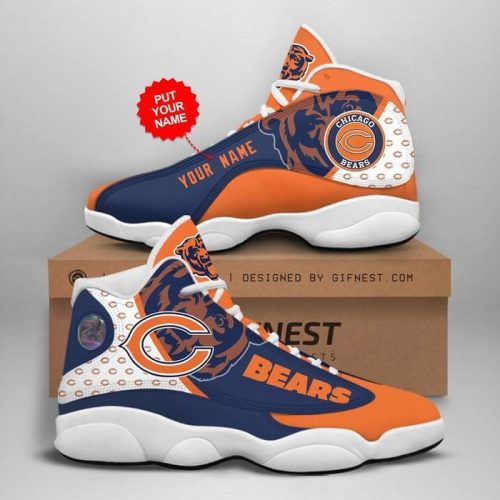 Chicago Bears Air Jordan 13 Sneaker Custom For Fans Gift
