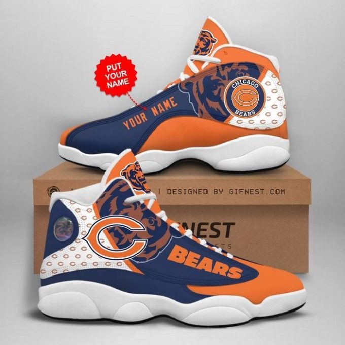 Chicago Bears Air Jordan 13 Sneaker Custom For Fans Gift