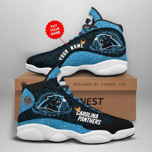 Carolina Panthers Air Jordan 13 Sneaker Custom For Fans Gift
