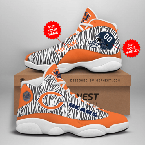 Chicago Bears Air Jordan 13 Sneaker Custom For Fans Gift