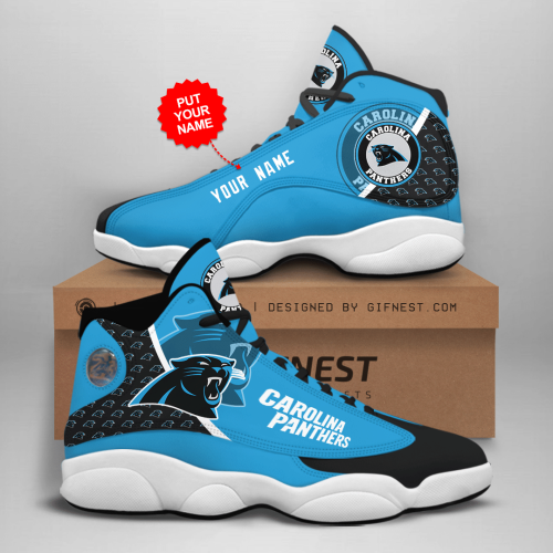 Carolina Panthers Air Jordan 13 Sneaker Custom For Fans Gift