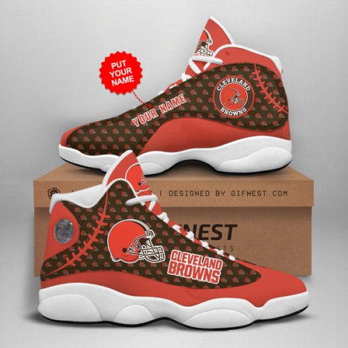 Cleveland Browns Air Jordan 13 Sneaker Custom For Fans Gift