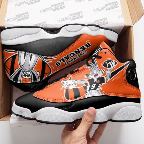 Cincinnati Bengals Bugs Bunny Air Jordan 13 Sneaker Custom For Fans Gift