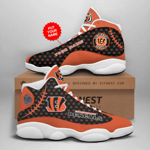Cincinnati Bengals Air Jordan 13 Sneaker Custom For Fans Gift