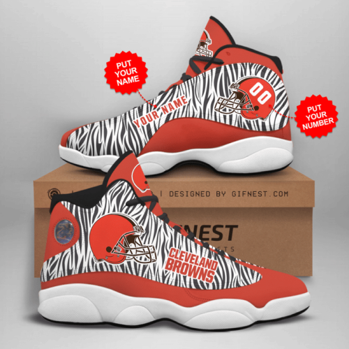 Cleveland Browns Air Jordan 13 Sneaker Custom For Fans Gift