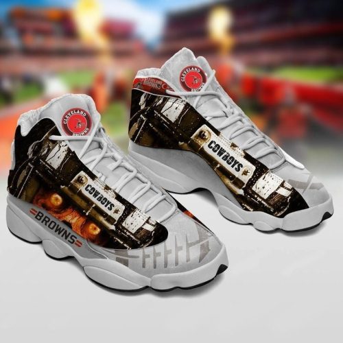 Cleveland Browns Air Jordan 13 Sneaker Custom For Fans Gift