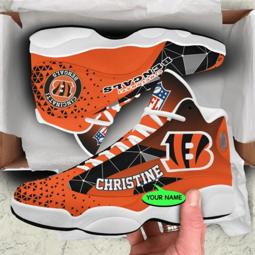 Cincinnati Bengals Air Jordan 13 Sneaker Custom For Fans Gift