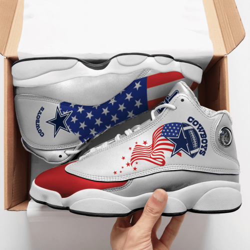 Dallas Cowboys Air Jordan 13 Sneaker Custom For Fans Gift