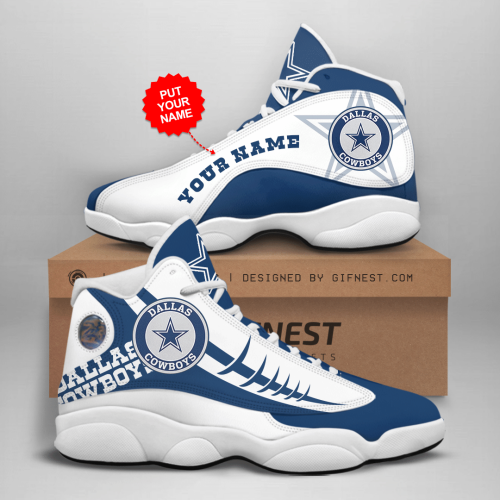 Dallas Cowboys NFL Air Jordan 13 Sneaker Custom For Fans Gift