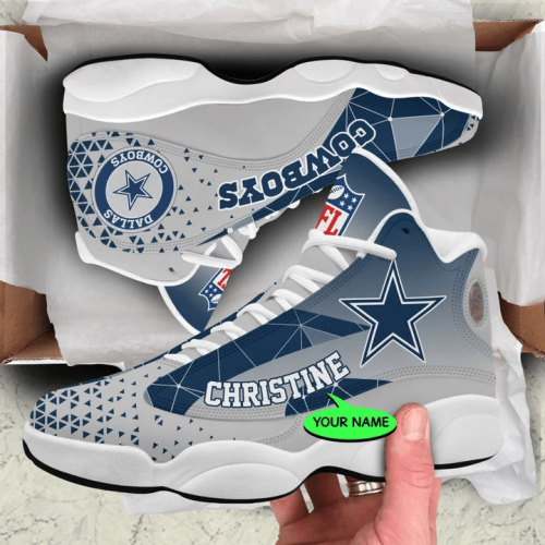 Dallas Cowboys Air Jordan 13 Sneaker Custom For Fans Gift