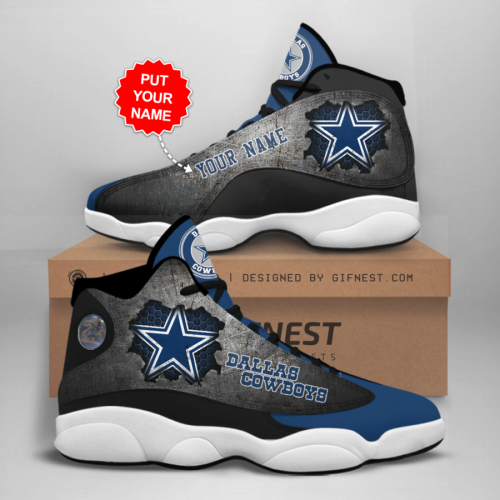 Dallas Cowboys NFL Air Jordan 13 Sneaker Custom For Fans Gift