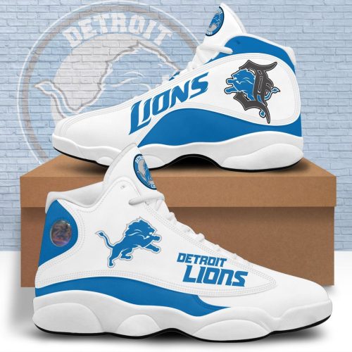 Detroit Lions Air Jordan 13 Sneaker Custom For Fans Gift