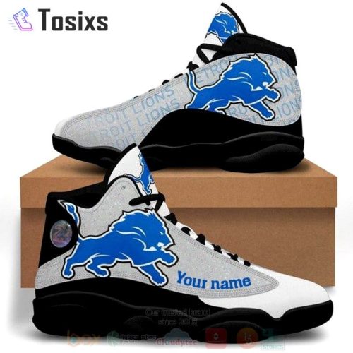 Detroit Lions Air Jordan 13 Sneaker Custom For Fans Gift