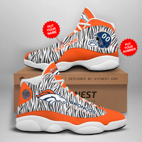 Denver Broncos NFL Air Jordan 13 Sneaker Custom For Fans Gift