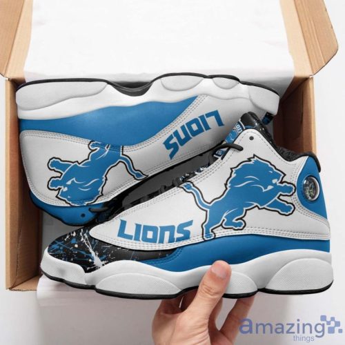Detroit Lions Air Jordan 13 Sneaker Custom For Fans Gift
