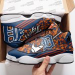 Detroit Tigers Air Jordan 13 Sneaker Custom For Fans  Unisex Shoes Gift