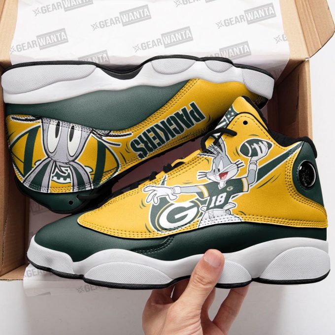 Green Bay Packers Air Jordan 13 Sneaker Custom For Fans Gift