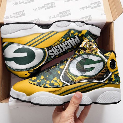 Green Bay Packers Air Jordan 13 Sneaker Custom For Fans Gift