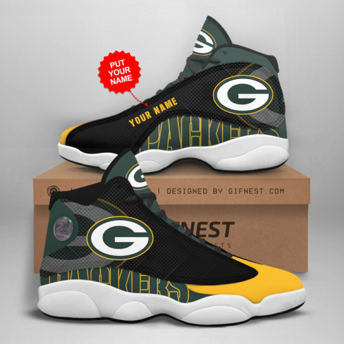 Green Bay Packers Air Jordan 13 Sneaker Custom For Fans Gift