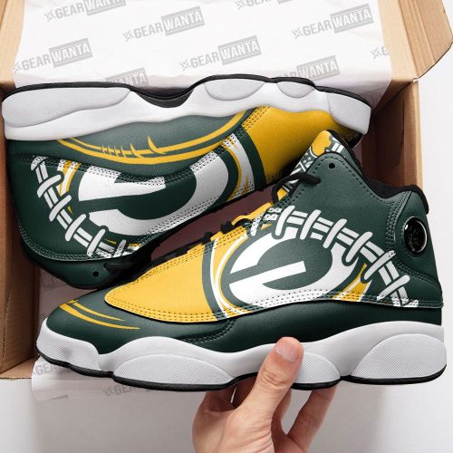 Green Bay Packers Air Jordan 13 Sneaker Custom For Fans Gift