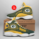 Green Bay Packers Air Jordan 13 Sneaker Custom For Fans Gift