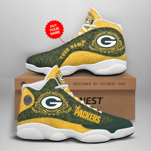 Green Bay Packers Air Jordan 13 Sneaker Custom For Fans Gift