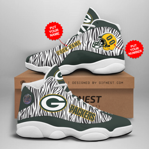 Green Bay Packers Air Jordan 13 Sneaker Custom For Fans Gift