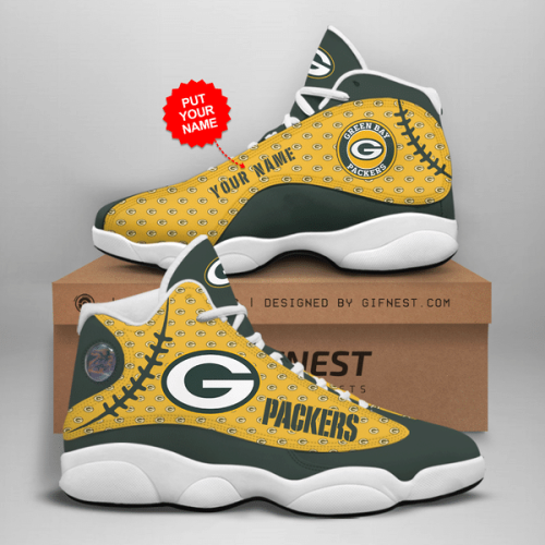 Green Bay Packers Air Jordan 13 Sneaker Custom For Fans Gift