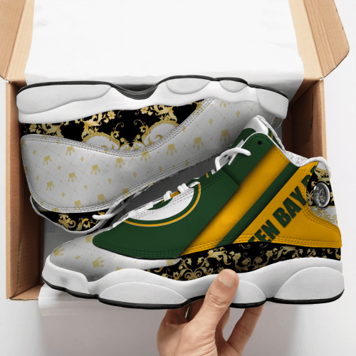 Green Bay Packers Air Jordan 13 Sneaker Custom For Fans Gift