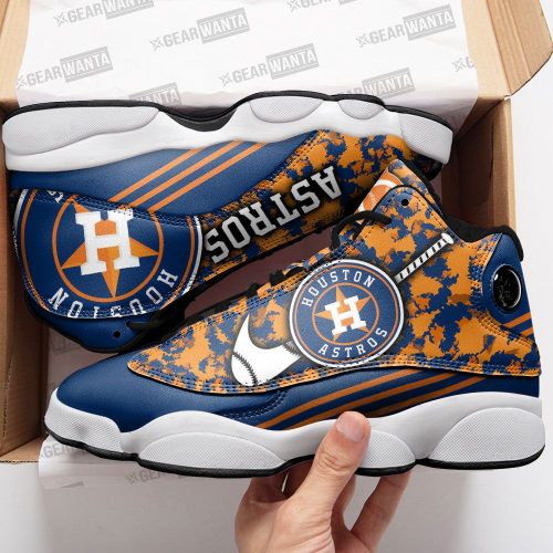 Houston Astros Air Jordan 13 Sneaker Custom For Fans  Unisex Shoes Gift