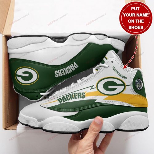 Green Bay Packers Air Jordan 13 Sneaker Custom For Fans Gift