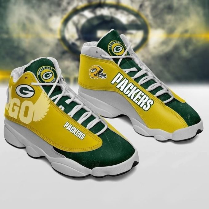 Green Bay Packers Air Jordan 13 Sneaker Custom For Fans Gift