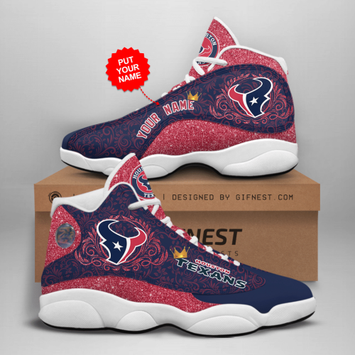 Houston Texans Air Jordan 13 Sneaker Custom For Fans Gift