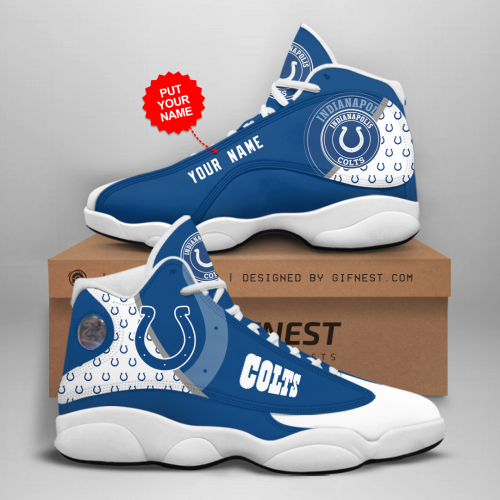Indianapolis Colts Air Jordan 13 Sneaker Custom For Fans Gift