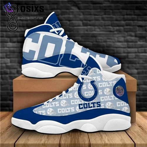 Indianapolis Colts Air Jordan 13 Sneaker Custom For Fans Gift
