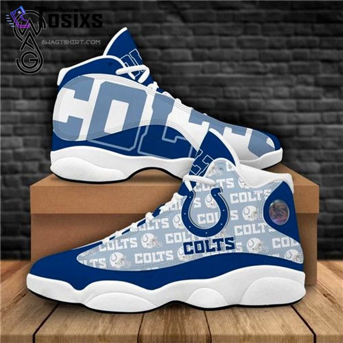 Indianapolis Colts Air Jordan 13 Sneaker Custom For Fans Gift