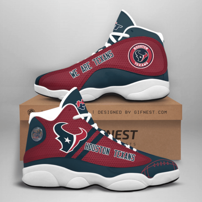 Houston Texans Air Jordan 13 Sneaker Custom For Fans Gift