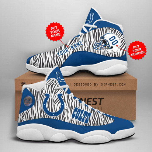 Indianapolis Colts Air Jordan 13 Sneaker Custom For Fans Gift
