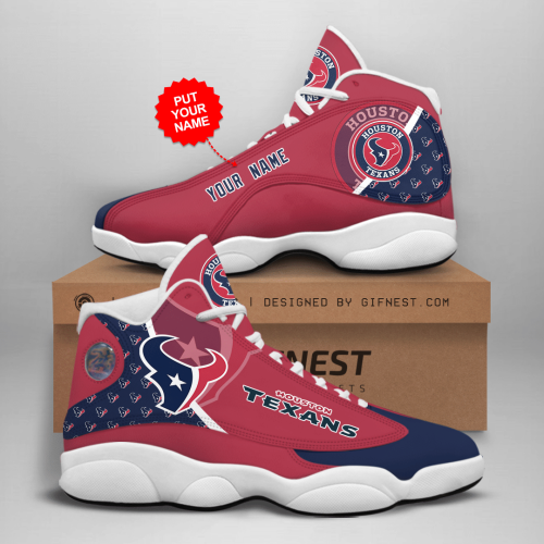 Houston Texans Air Jordan 13 Sneaker Custom For Fans Gift