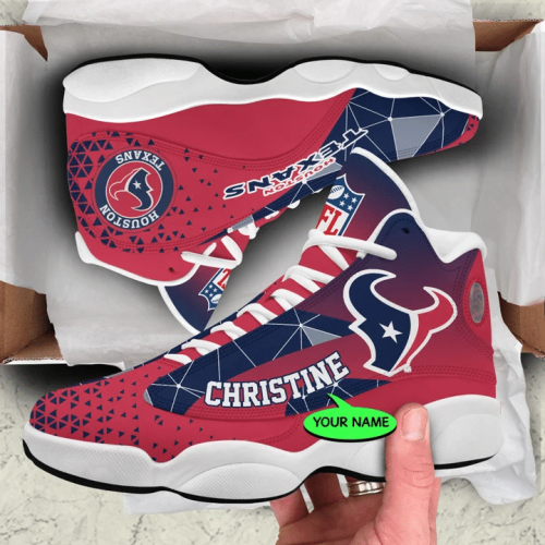 Houston Texans Air Jordan 13 Sneaker Custom For Fans Gift