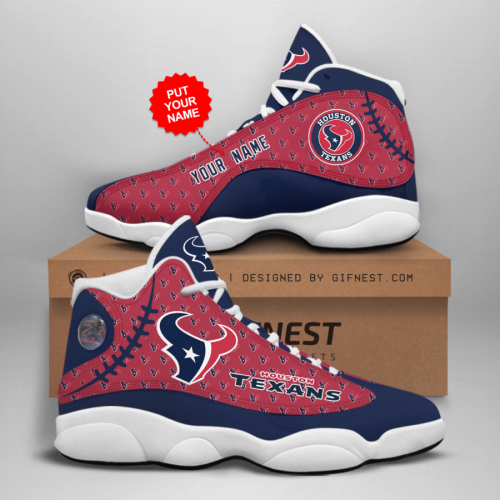 Houston Texans Air Jordan 13 Sneaker Custom For Fans Gift
