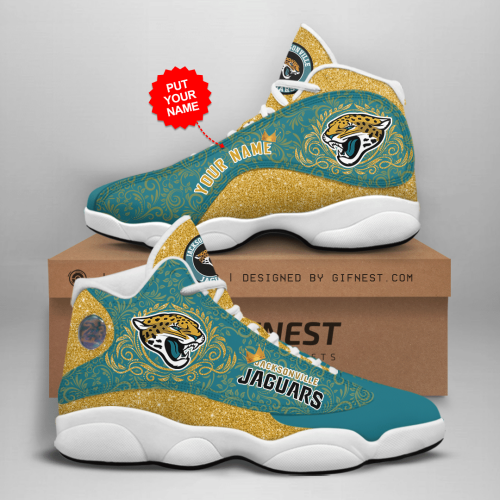 Jacksonville Jaguars Air Jordan 13 Sneaker Custom For Fans Gift