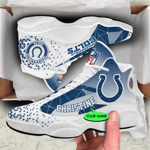 Indianapolis Colts Air Jordan 13 Sneaker Custom For Fans Gift