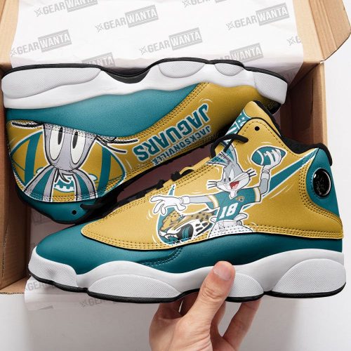 Jacksonville Jaguars Bugs Bunny Air Jordan 13 Sneaker Custom For Fans Gift