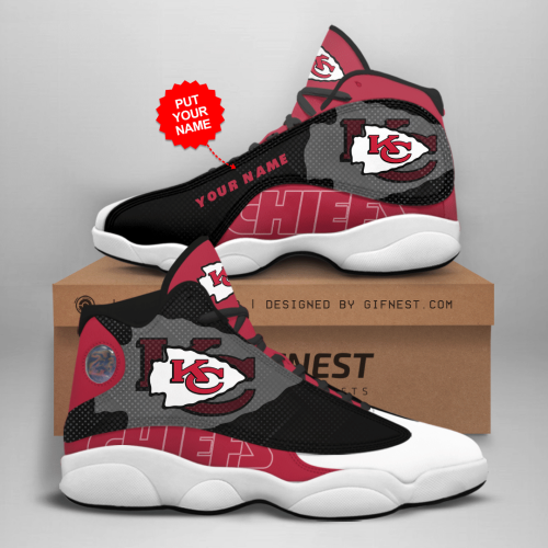 Kansas City Chiefs Air Jordan 13 Sneaker Custom For Fans Gift