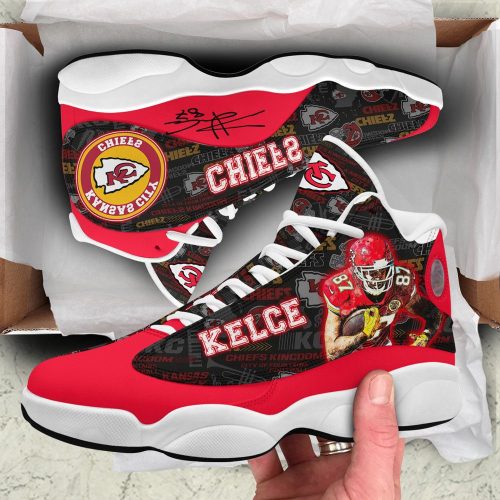 Kansas City Chiefs Air Jordan 13 Sneaker Custom For Fans Gift