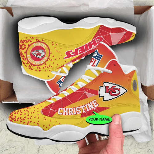 Kansas City Chiefs Air Jordan 13 Sneaker Custom For Fans Gift