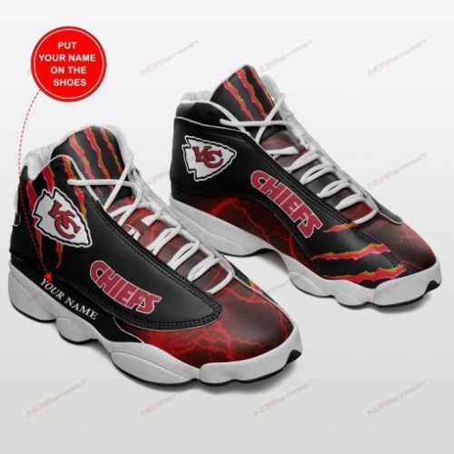 Kansas City Chiefs Air Jordan 13 Sneaker Custom For Fans Gift