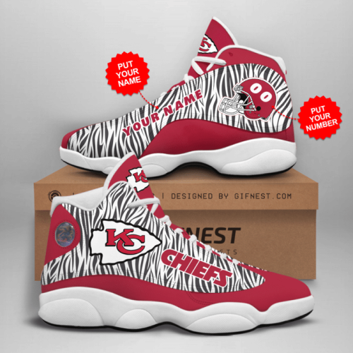 Kansas City Chiefs Air Jordan 13 Sneaker Custom For Fans Gift