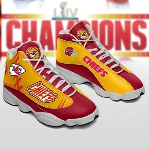 Kansas City Chiefs Air Jordan 13 Sneaker Custom For Fans Gift